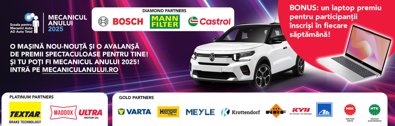 header logo AD AUTO TOTAL Mecanicul Anului 2025